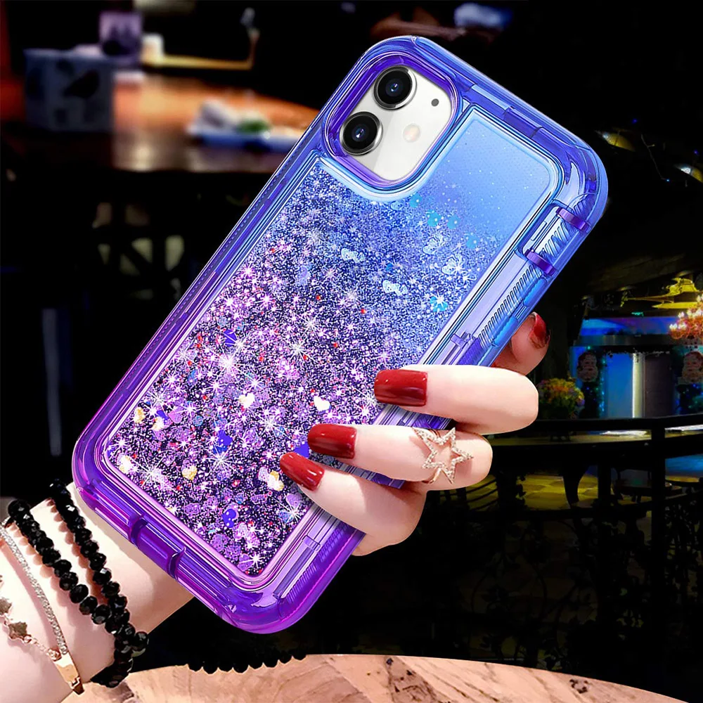 Чехол зыбучий песок для iPhone 11 pro 7 8 6 6s Plus X Xs Max XR чехол из ТПУ блестящий защитный с