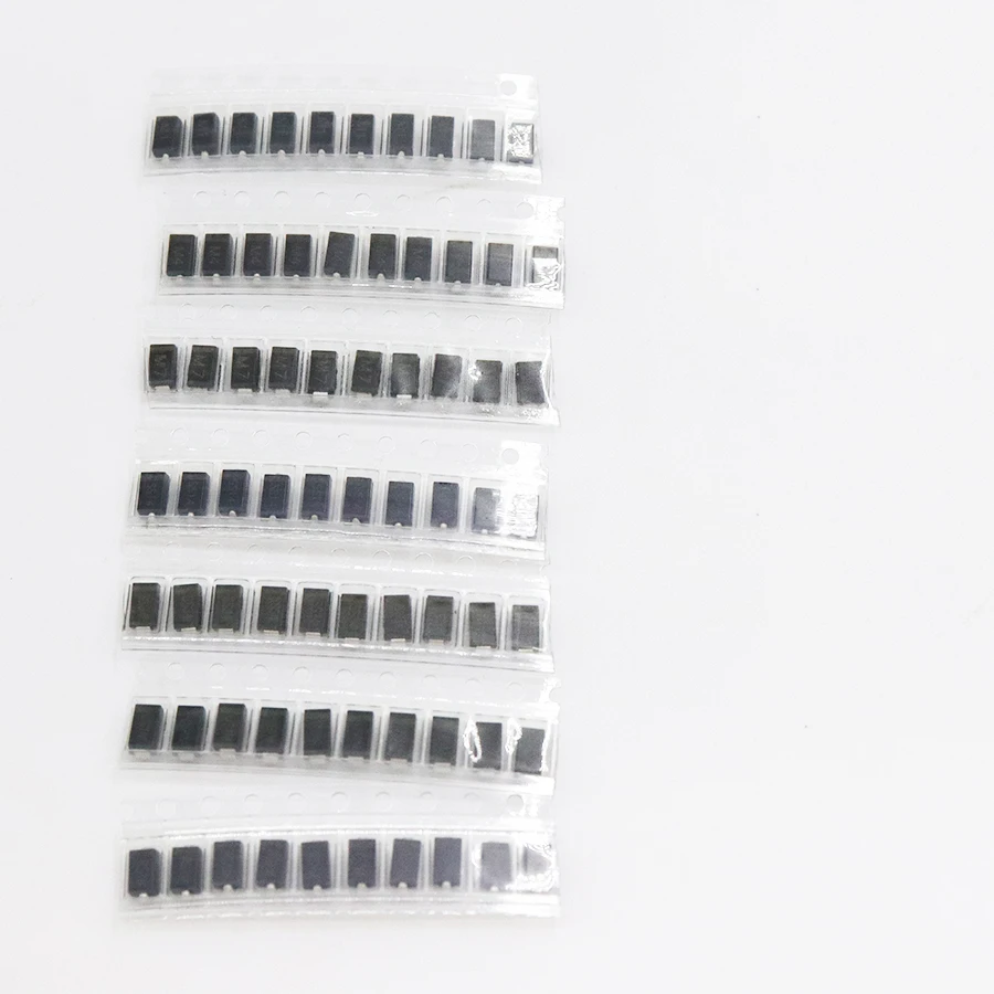 Набор диодов SMD 7 видов * 10 шт. = 70 шт./лот/M1 (1N4001) / M4 (1N4004) M7 (1N4007)/ SS14 US1M RS1M SS34|smd diode|diode