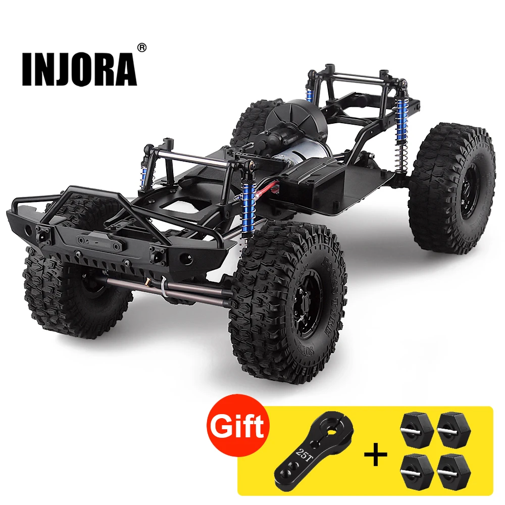 Chassis Frame Assembled SCX10 Rc Crawler Wheelbase Injora 313mm 90046 90047 1/10 