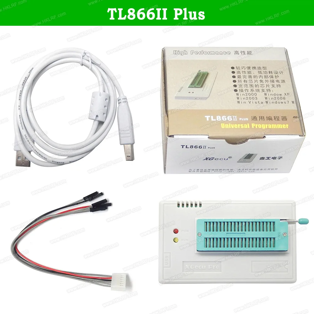 Бесплатная доставка XGecu MiniPro TL866II Plus USB EEPROM универсальный программатор Bios Nand