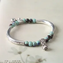 Аксессуары, подарки Юньнань, изысканные тибетские ювелирные изделия, браслет для влюбленных, Модный этнический стиль, браслет из тибетского серебра, ювелирные изделия