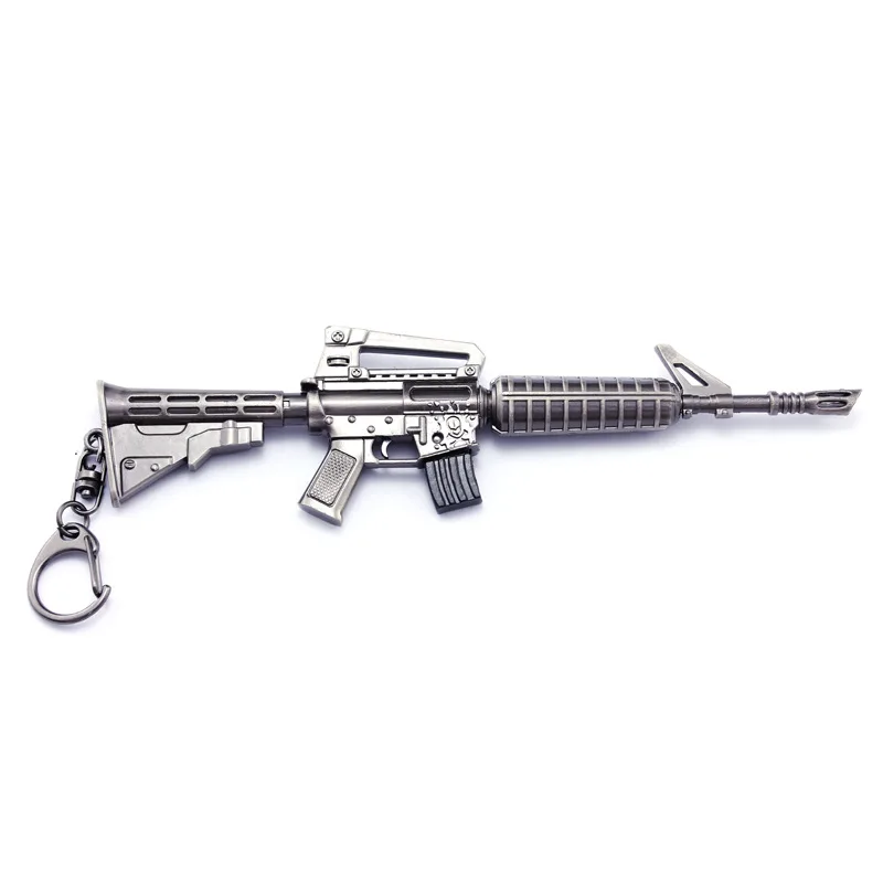 M416 Fortn Battle Royale, игровой пистолет, модель, брелок из сплава, брелок для ключей, рождественский подарок - Цвет: M416