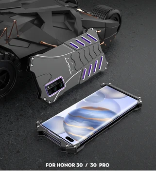 

Cool Metal Case For HUAWEI Honor 30 /30 Pro Hard Cover Hollow Heat Dissipation Shockproof Outdoor Sports+Straps