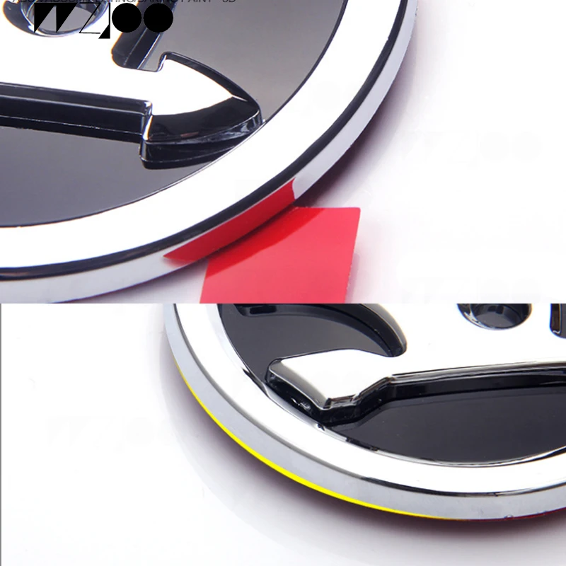 

90mm+80mm Hood Trunk Front Back Grille Bonnet Badge Emblem for Skoda Octavia a7a5 Fabia Superb karoq Rapid Yeti car sticker logo