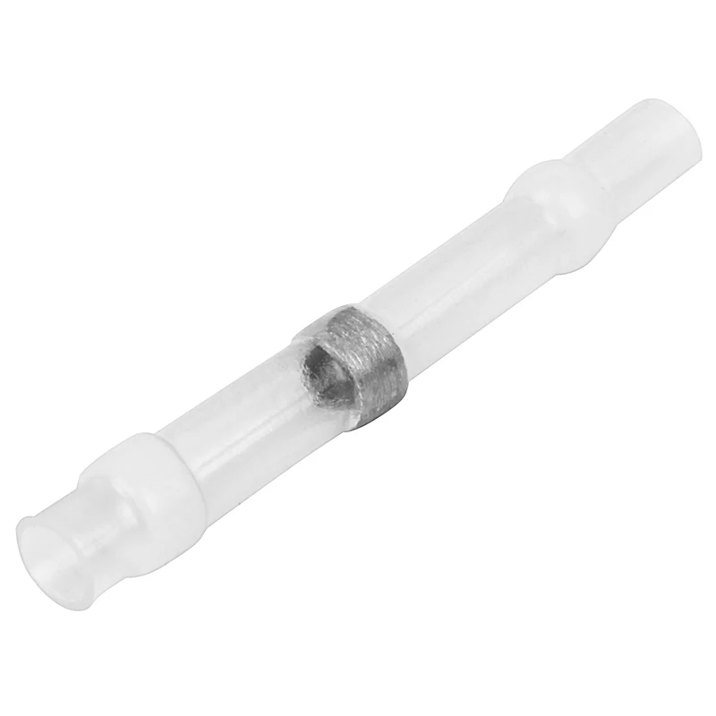 

Heat Shrink Solder Sleeves Electrical Wire Butt Terminals Non Crimp Connectors, White(1.5Mm)