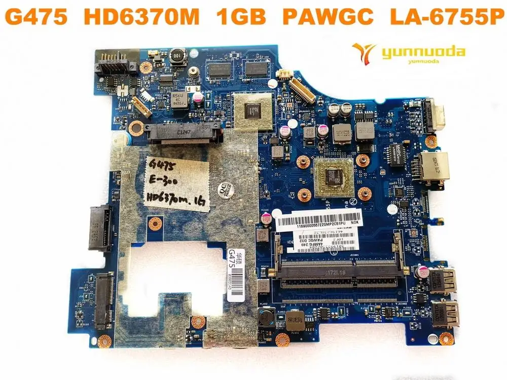 Black Friday  Original for Lenovo G475 laptop motherboard G475 HD6370M 1GB PAWGC LA-6755P tested good free shippi