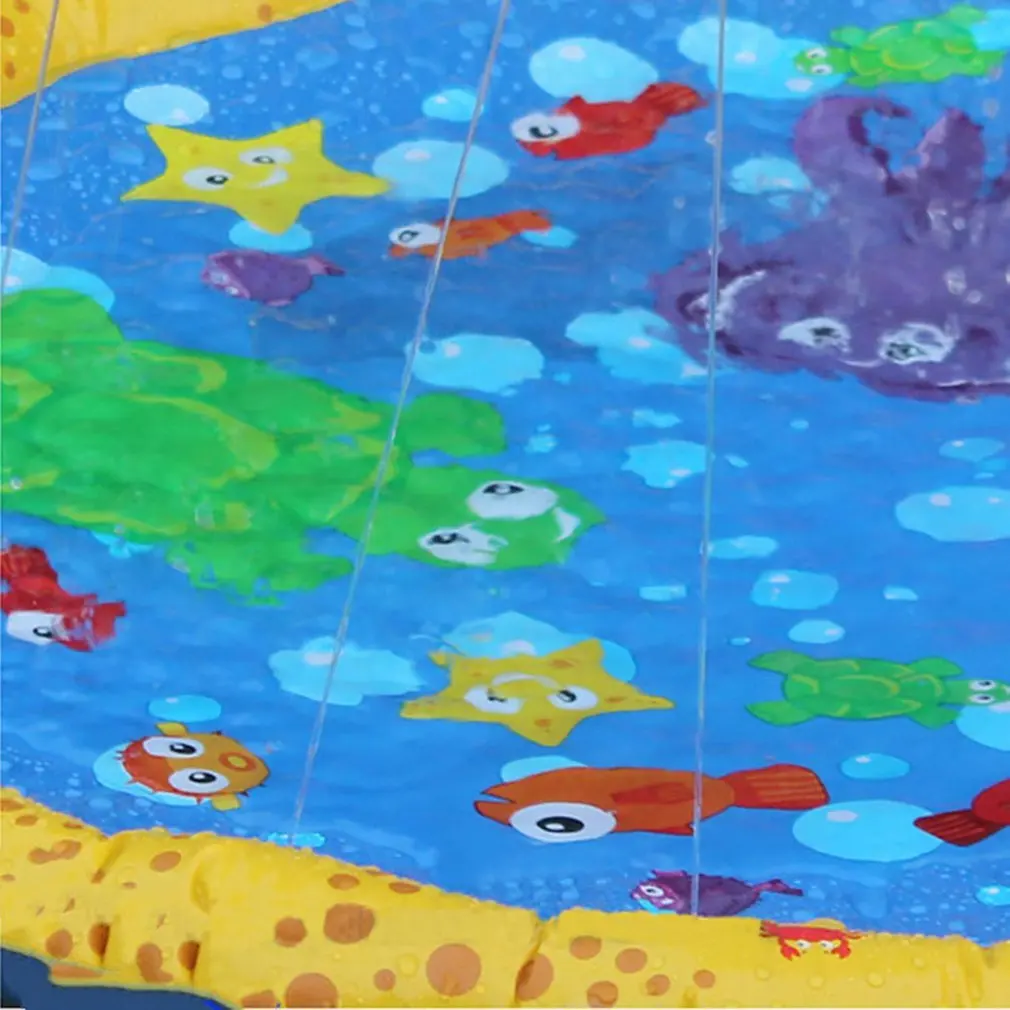 100 см летний детский уличный игровой водный пляжный коврик, надувная спринклерная подушка для газона, игрушки, подушка, подарок для детей