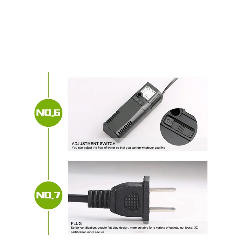 SUNSUN HJ311/111B/611B/411B фильтр для аквариума 3 в 1 встроенный фильтр для аквариума бесшумный фильтр оборудование кислородный насос