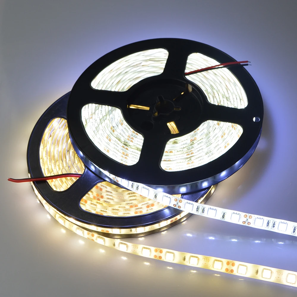 5630 5050 2835 SMD 60 Светодиодный s/M 12V светодиодный гибкий светильник для шкафа с лентой