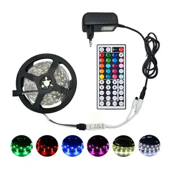 

LED RGB color light with 5M 150 LED lamp bead flexible cable DC12V remote control adapter IP65 waterproof