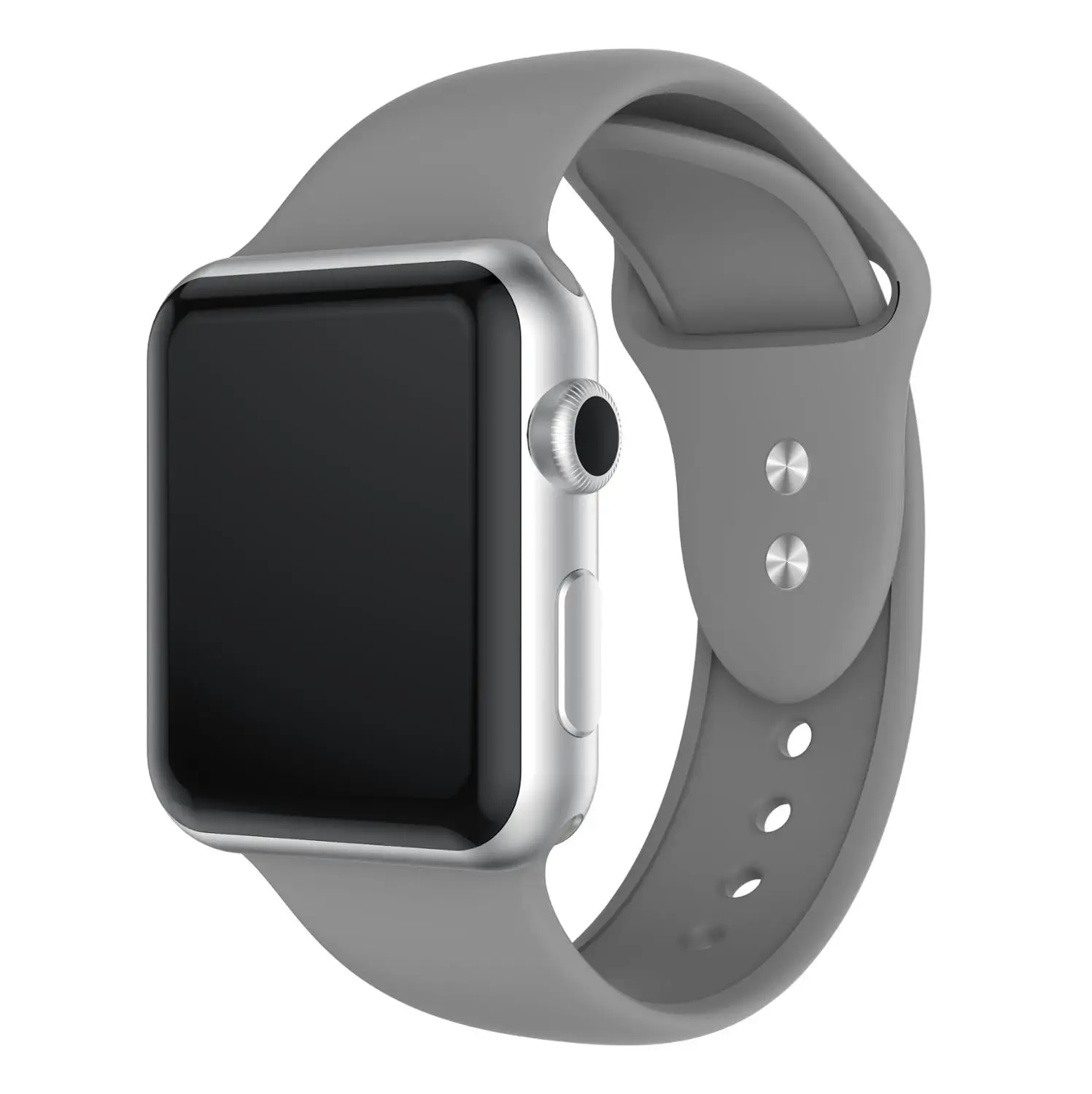 Цветной мягкий силиконовый спортивный ремешок для Apple Watch Series 1 2 3 4 5 38 мм 42