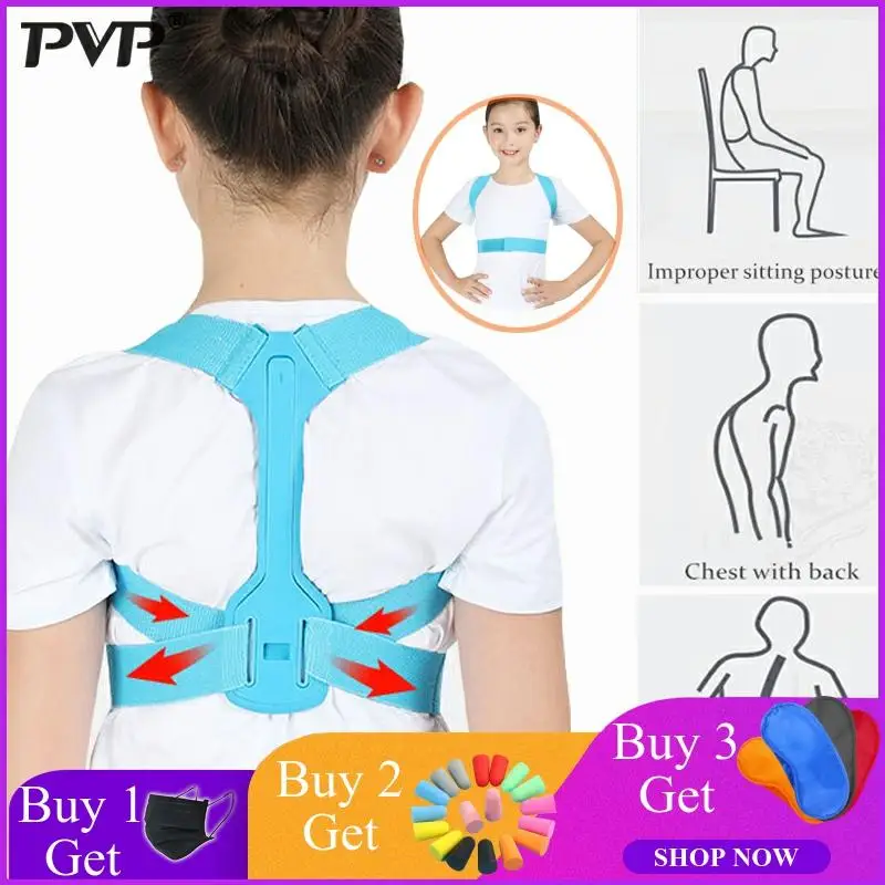 Profesional Child Adjustable Back Chest Support Belt Posture Corrector Shoulder Brace Tape Posture Correct Orthotics Health Care