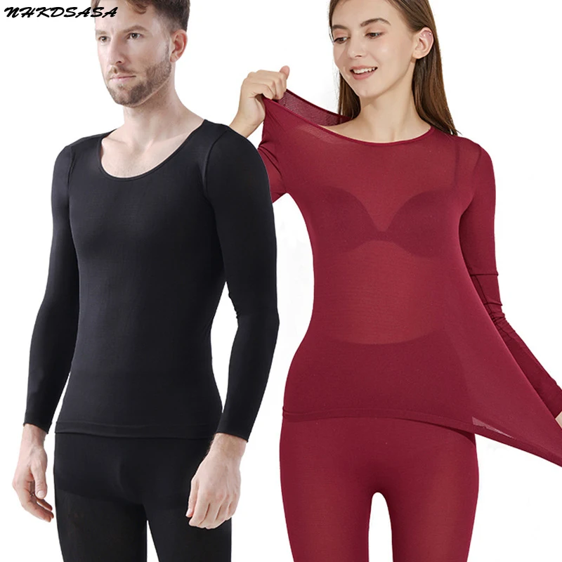 Women's Thermal Underwear Sets Thermal Clothing For Men Joker Tops Winter Warm Long Johns Male Female Thermo Underwear