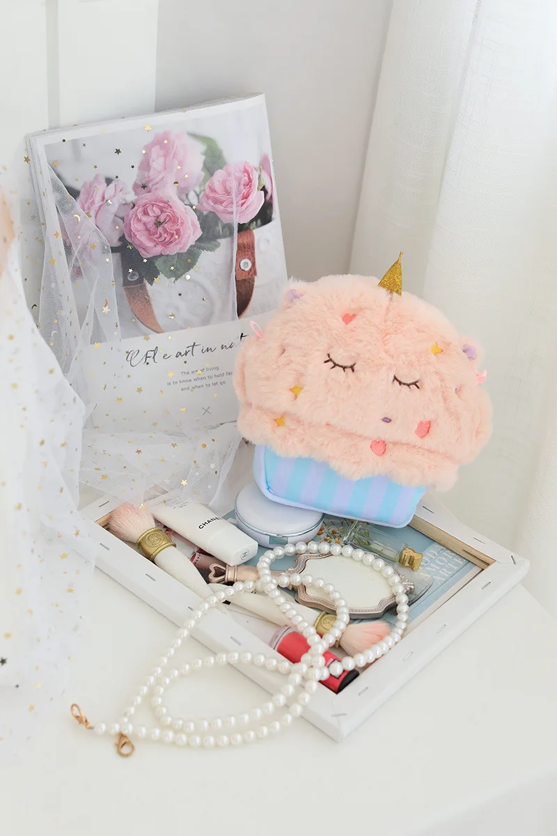 Милый Единорог Кролик плюшевая сумка на плечо игрушки Kawaii торт Единорог Кролик плюшевая сумка подарок на день рождения Рождество для девушки