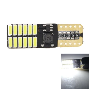 

Car Decode Display LED Lamp Autos Replace Light Vehicle Fog Lightings Headlamp T10 5W LED 24SMD