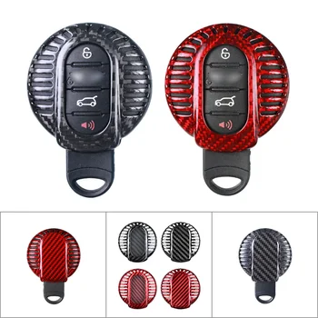 

Auto Car Carbon Fiber Remote Key Case Cover Housing Replacement for BMW Mini F54 F56 F55 F57 F60 Red