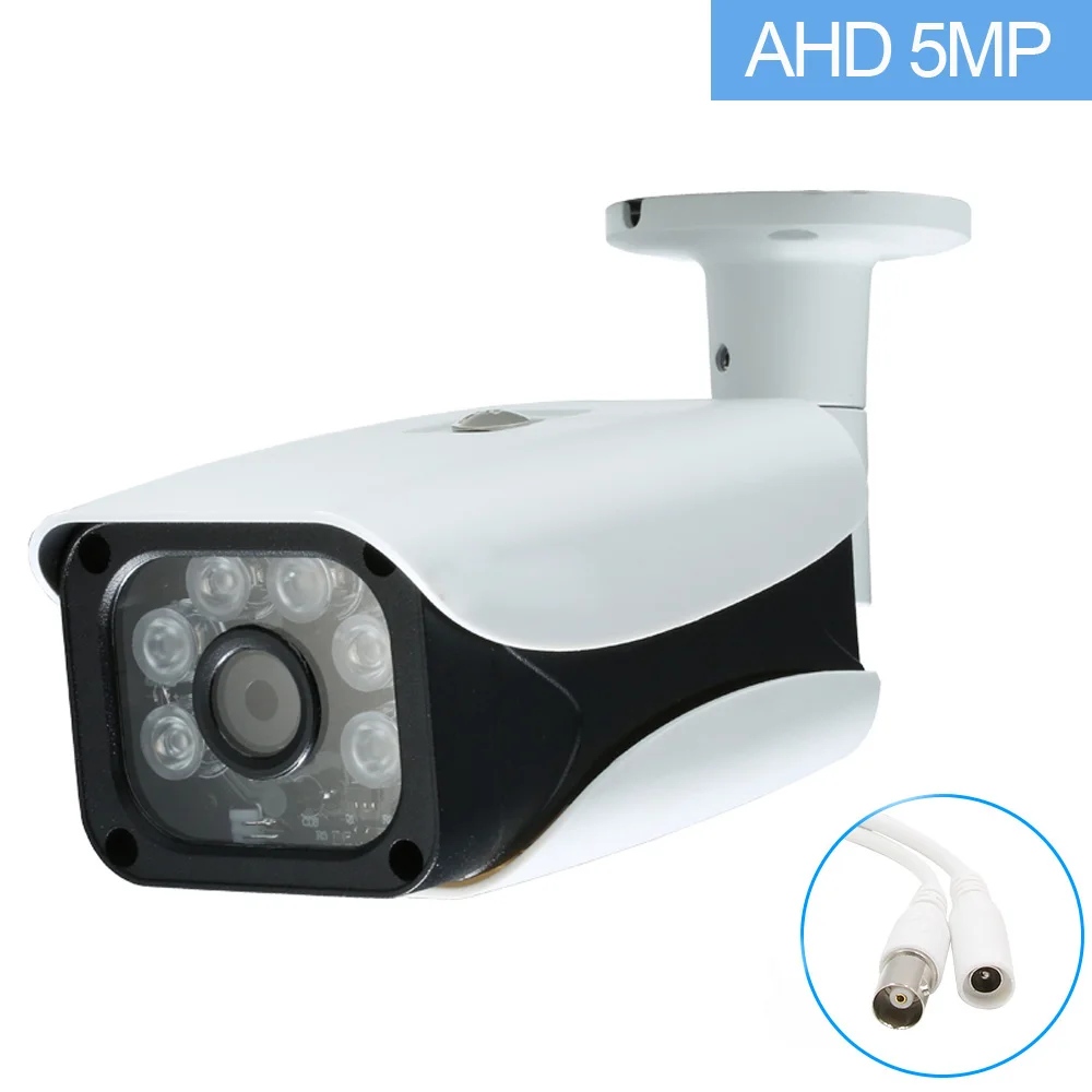 AHD 5MP AHD камера, 5MP, 4MP, 2MP, 1080 P, камера безопасности, ony Bullet, уличная, водонепроницаемая, CCTV, камера видеонаблюдения, ИК, день, ночное видение - Цвет: AHD 5MP