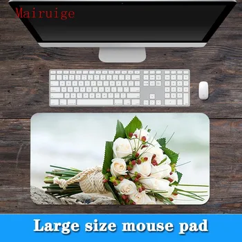 

Mairuige big promotion large size multi-size bunch of roses pattern lock PC computer notebook mouse pad
