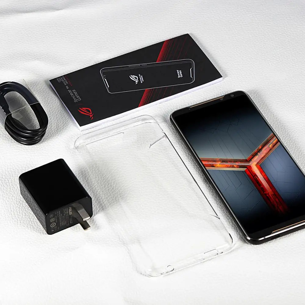 Оригинальный новый игровой телефон Asus ROG 2 6 59 &quot8 ГБ ОЗУ 128 Гб ПЗУ Snapdragon 855 + NFC II ZS660KL