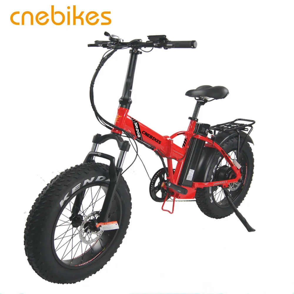 Sr20b Cnebikes Red 20inch Cheap 48v 500w Fat Folding Tire Electric Bike Snow Cruiser Electric Bike ebike electric bike eurobike