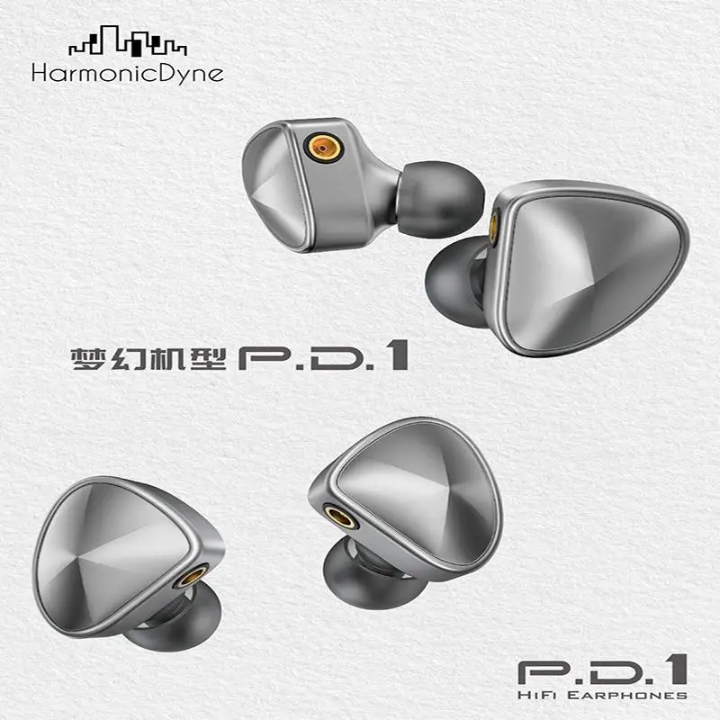 

HarmonicDyne P.D.1 PD1 10mm Planar +10mm Dynamic Driver Hybrid HiFi In-Ear Earphones Detachable MMCX 3.5mm/4.4mm Balanced Cabl