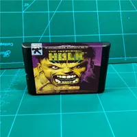 Детская Пижама с принтом персонажей из мультфильма Incredible игра Hulked - 16 бит MD-игры