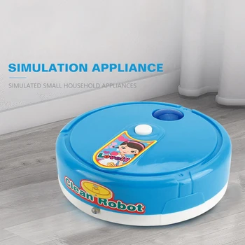 

Mini Simulation Pretend Play Vacuum Cleaner Toys Kids Cleaning Furniture Tools Sweeping Robot Toy