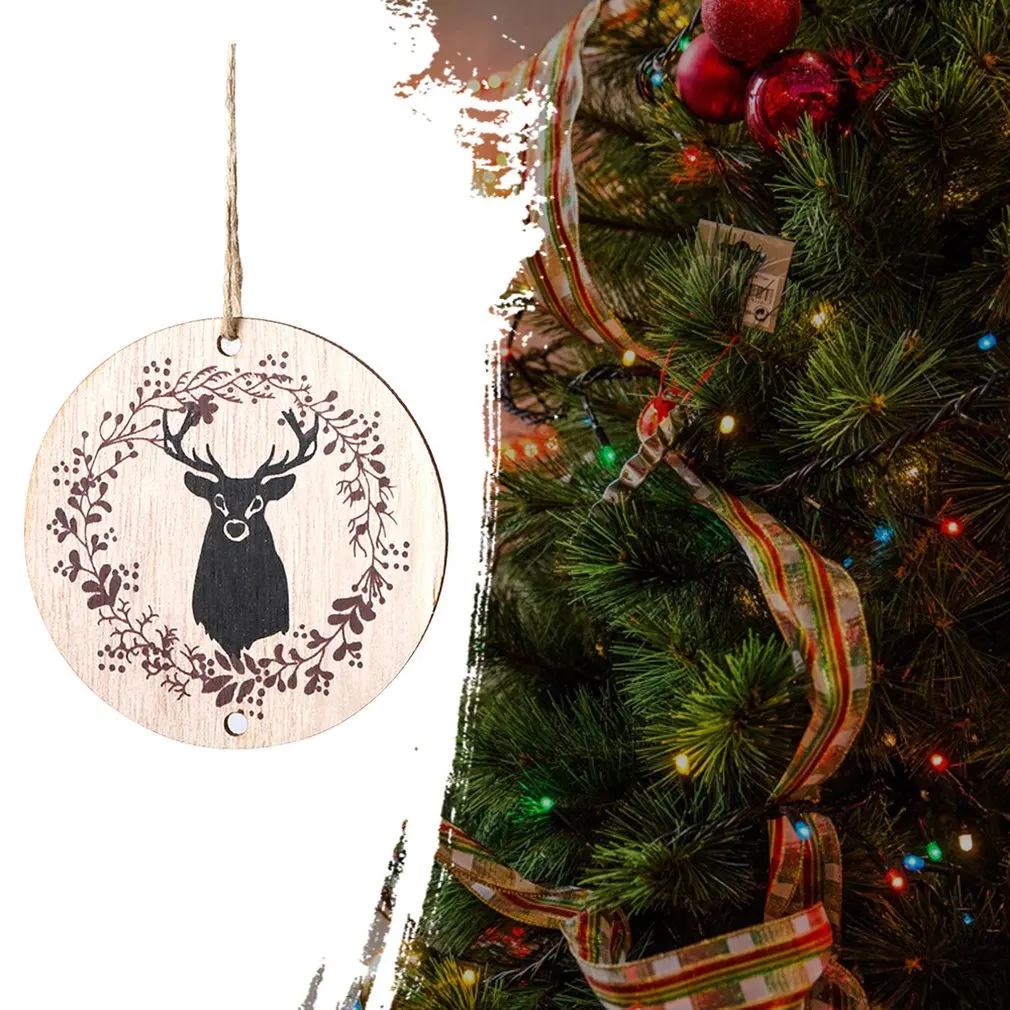 Creative Christmas Decorations Christmas Wooden Craft Gift Pendant Jm01605 Christmas Tree Decoration Pendant 4