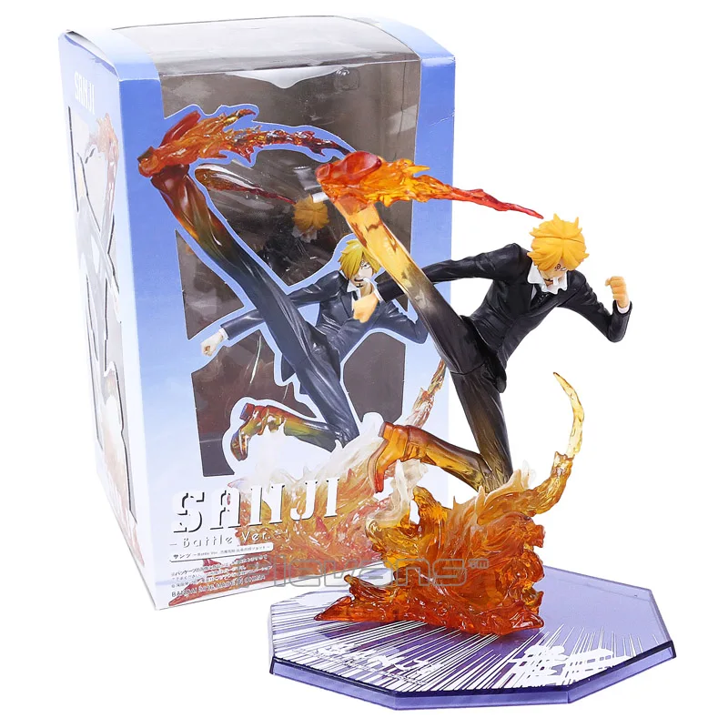 Sanji Аниме one piece ZERO Луффи туз Зоро-Санджи Марко Боа Хэнкок Trafalgar Law Sabo Shanks Нико Робин Боевая версия. ПВХ фигурка игрушки - Цвет: Sanji