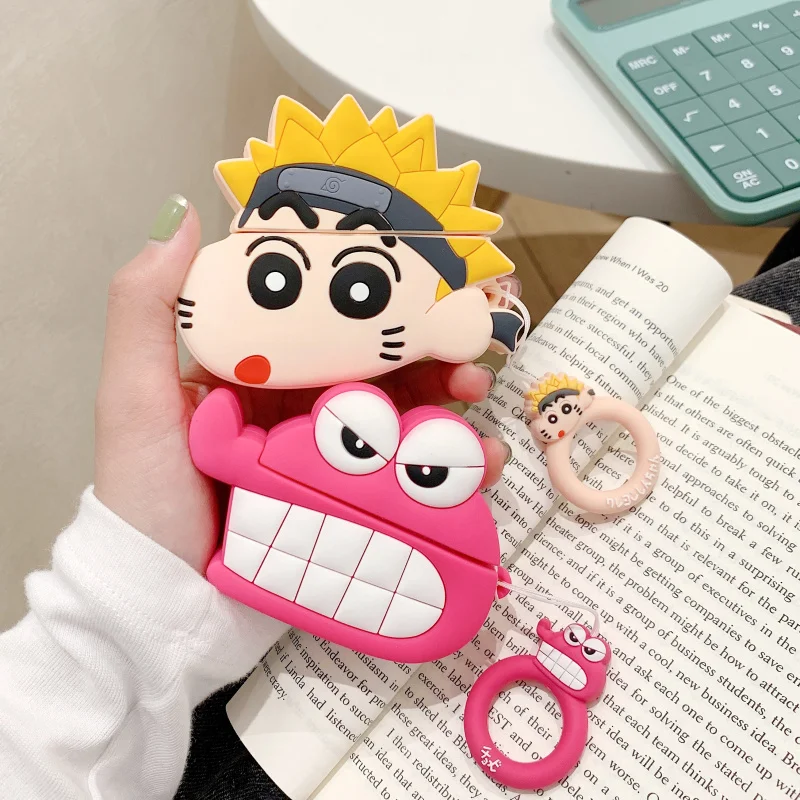 

3D Cartoon Cute Box Apple Airpods Wireless Bluetooth Headphone Box 1 2 Pro Airpods Protective Headphone Soft Silicone Case