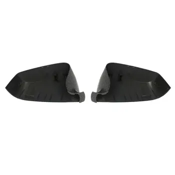 

1 Pair Car Side Rearview Mirror Decor Cover For BMW 5 Series F10 E60 F01 F02 E63 Car Rear View Mirror Covers ABS Plastic