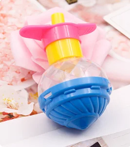 Гироскоп Peg-Top спиннинг Brinquedo Забавная детская игрушка Классический НЛО гироскоп Лазерная цветная вспышка светодиодный светильник подарок на год - Цвет: Blue
