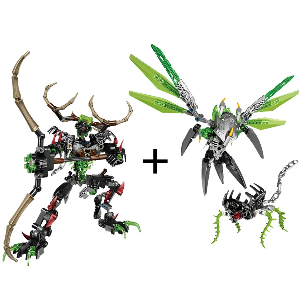BIONICLE 261 шт. Umarak Uxar фигурки строительные блоки игрушки для мальчиков совместимы со всеми брендами 71310+ 71300 BIONICLE игрушки подарок