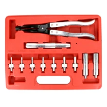 

11Pcs Valve Oil Seal Removal Tools Valve Stem Seal Seating Tool Remover And Installer Pliers Set Auto Valve Extraction Pliers