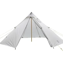 3-4 человек Сверхлегкий Открытый Кемпинг вигвама 20D Палатка Большой бескаркасная палатка пеший туризм с рюкзаком палатки