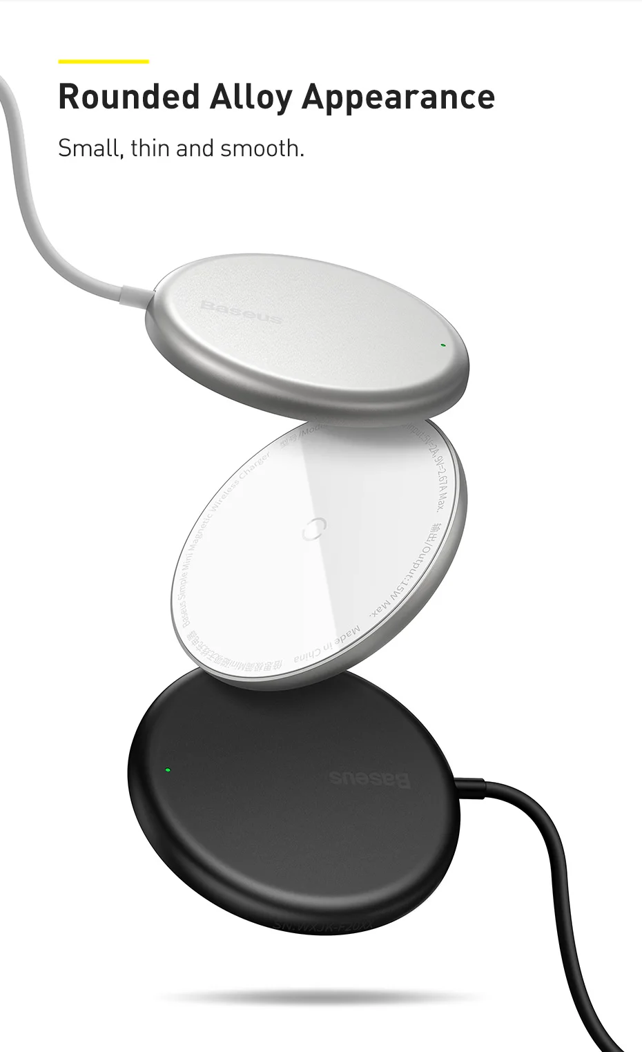 Baseus 15W Wireless Charger For iPhone 12 Series BARTER HUTT