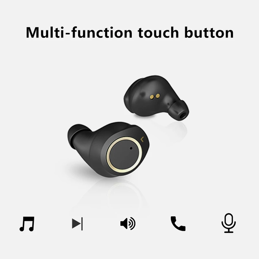 TWS 5,0 Bluetooth наушники беспроводные наушники Поддержка Aptx AAC сенсорное управление бинауральная гарнитура громкой связи