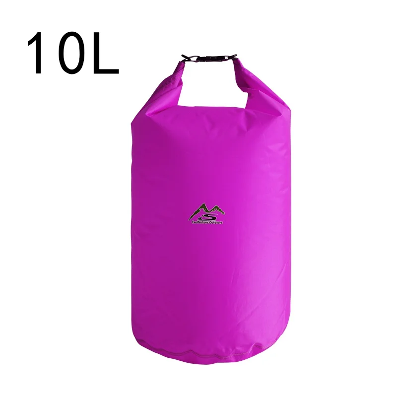 5L10L 20L 40L 70L Спортивная сухая водонепроницаемая сумка, плавающая сухая сумка для плавания, рыбалки, рафтинга, сумки для плавания - Цвет: purple 10L