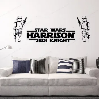 

Star Wars Vinyl Wall Decal Star War Character Wall Sticker Popular Movie Wall art posters HJ154