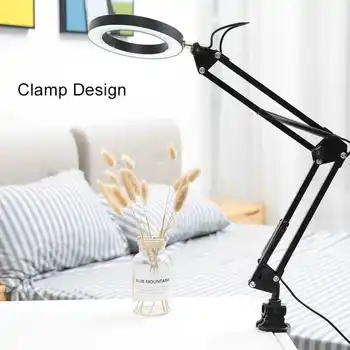 

Swinging Table Table with Clamp Table Working Artists Light Submission LED Bedroom Office Foldable Lighting Table Table Bu