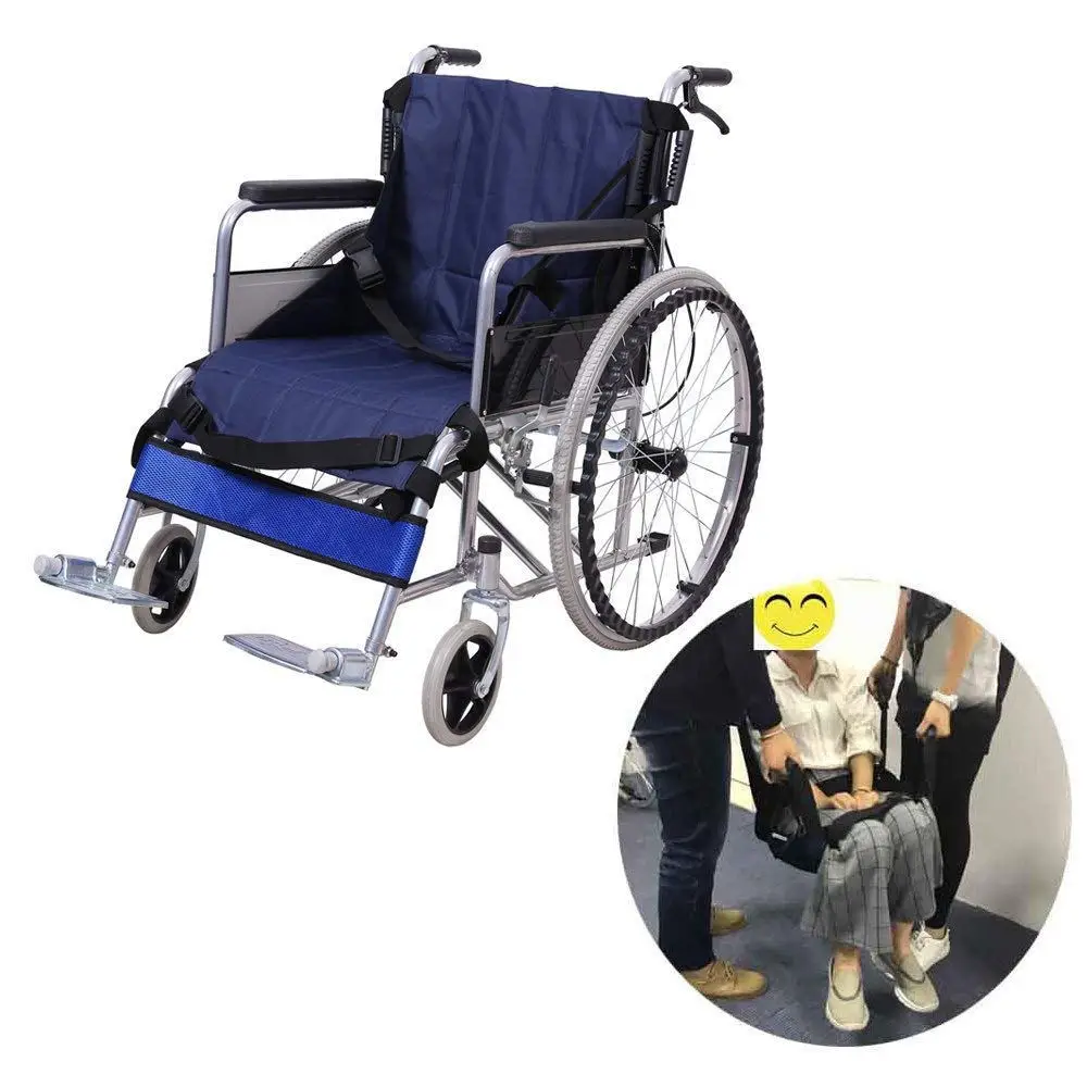 Medical Patient Transfer Sling Foldable Oxford Wheelchair Transfer Seat