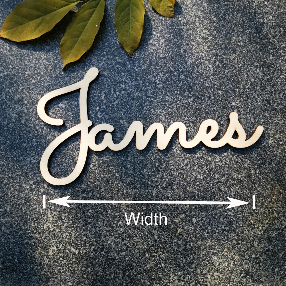 Custom Wood Name Sign Wedding Photo Props Unique Pesonalized Baby Name Sign Wedding Party Gifts Baby Shower Shop Sign Home Decor (4)