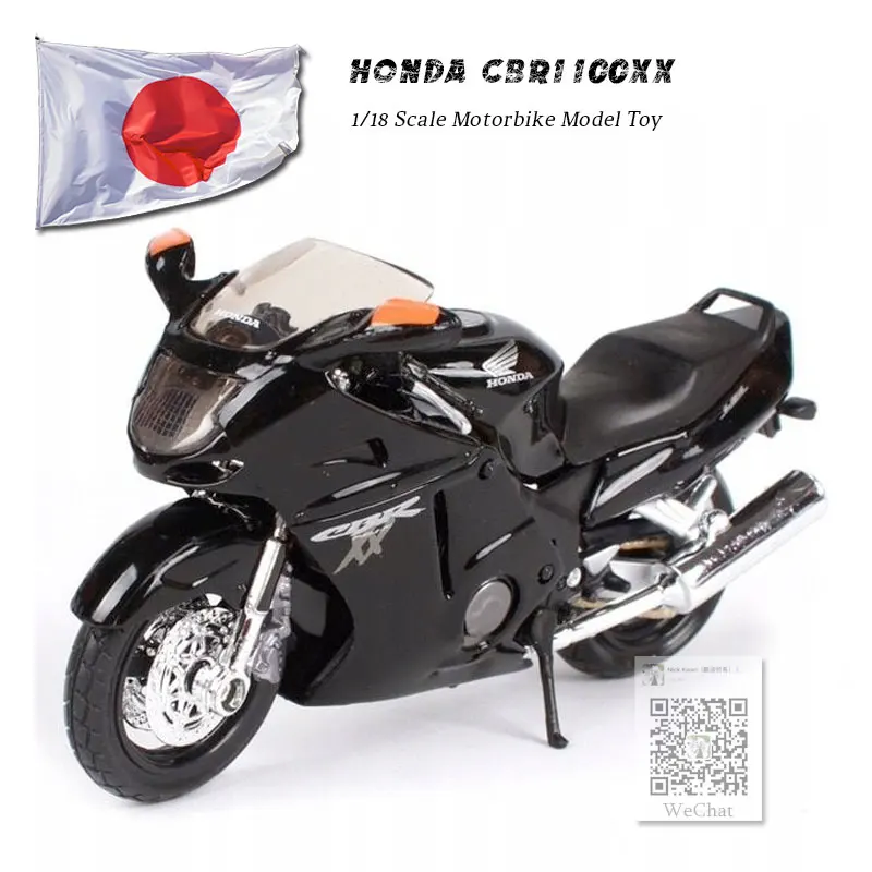 MAISTO 1/18 весы игрушки модели мотоциклов HONDA CBR1100XX отлитый под давлением