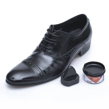 

Leather Shoe Boot Polish Cream with Brush Shoe Wax Repair Shoes Glossy Shine Nourishes Protection HYD88