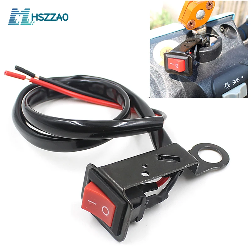 

Universal modified Copper wire headlight switch Fog light switch For Motorcycle, electric car,ATV