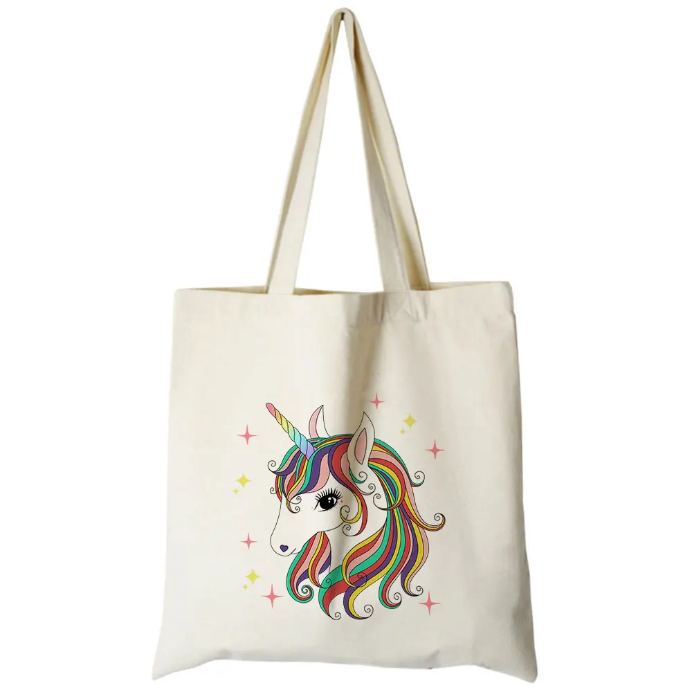 Colour your Own Unicorn Design Cotton Tote Bag Kit BNIB 