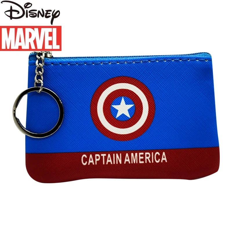 Новый Детский милый мультяшный кошелек Disney Marvel Модный повседневный короткий