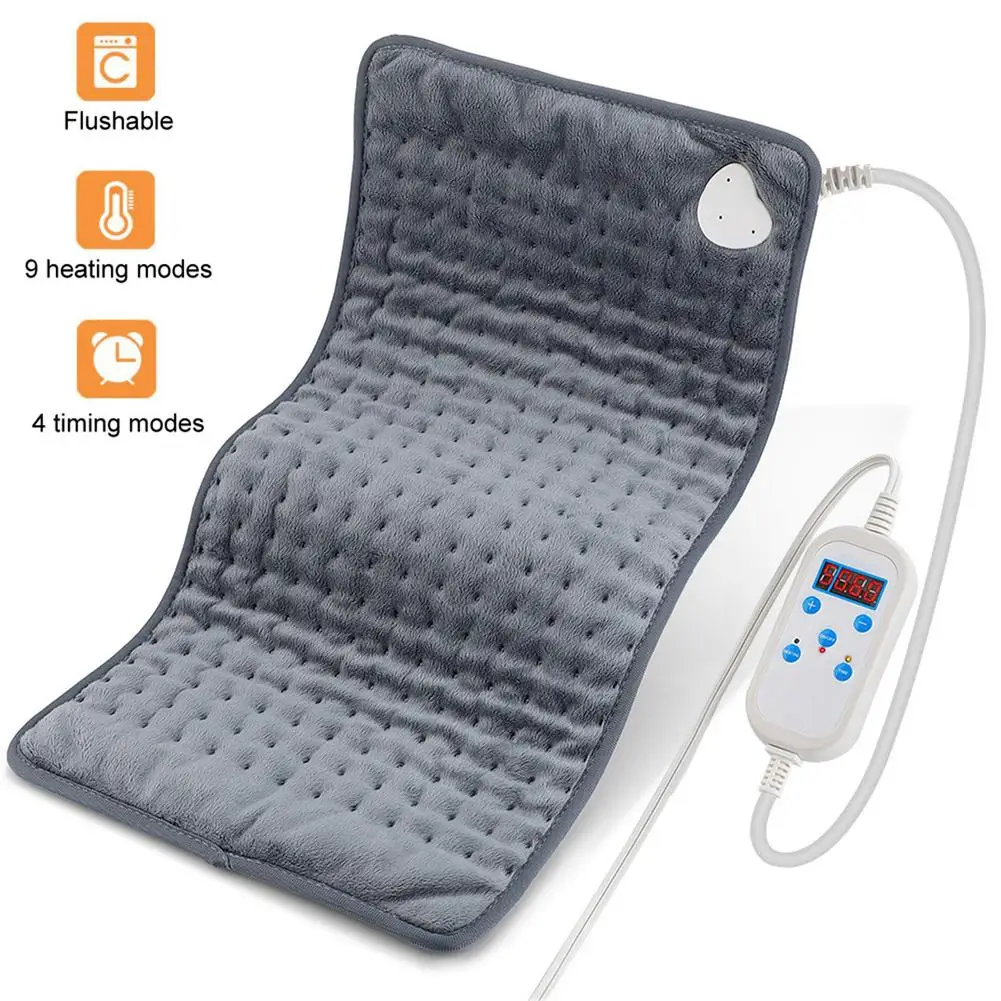 Electric Heating Pad Blanket Timer Physiotherapy Fast Heating Pad For