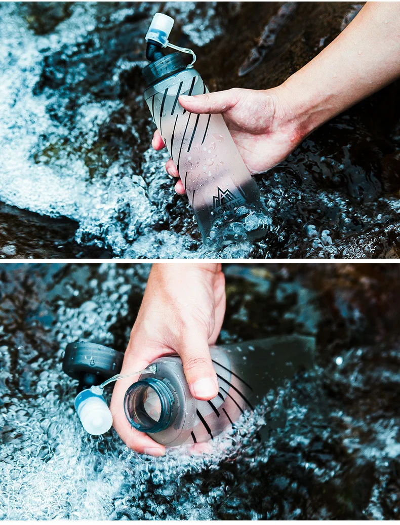 Aonijie BPA мягкая фляжка, бутылка для воды, складная гидратация, водный Пузырь для бега, марафона, езды на велосипеде, бега, 250 мл, 420 м