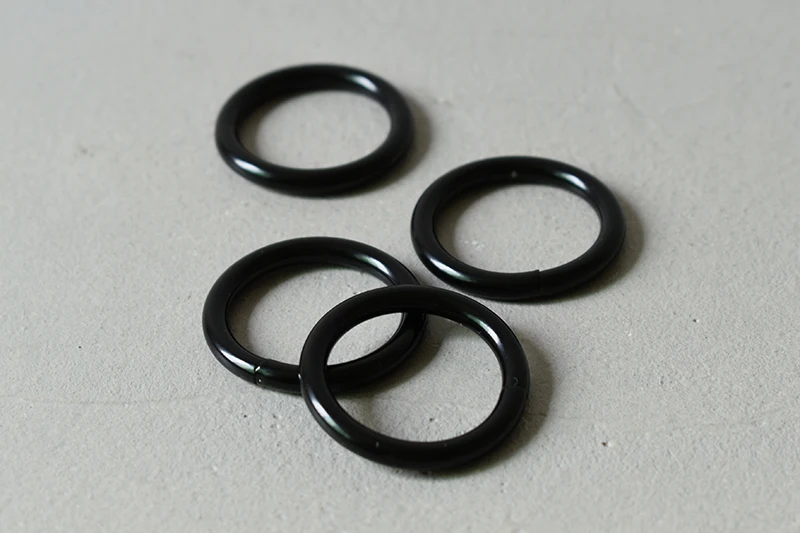 200pcs metal O rings wheel belt buckles pet dog harness backpack bag straps 25mm O-shaped buckles DIY sewing handmade accessory